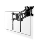 Nedis TVWM5880BK - Motorizovaný TV Držák - montáž na stěnu | 37 - 75 "  | Max. 35 kg | Otočné | Dálkově ovládané | Černá