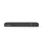 Nedis VSPL3474AT-  HDMI Rozbočovač | 4 Porty port(s) | Vstup HDMI ™ | 4x HDMI ™ výstup | 4K@60Hz | 18 Gbps | Kov | černý