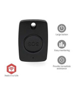 Nedis ZBPB10BK - Inteligentní Nouzové Tlačítko | Zigbee 3.0 | Typ baterie: CR2450 | černá