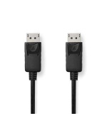 Nedis CCGL37010BK20 - Displayport kabel | DisplayPort Zástrčka | DisplayPort Zástrčka | 4K@60Hz |  2.00 m | Černá