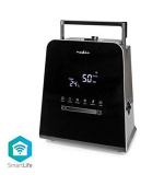 Nedis HUMI150BKW - Zvlhčovač Vzduchu SmartLife | 5.5 L | Vlhkoměr | Časovač | Dálkové ovládání | Noční režim | Černá