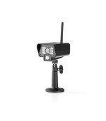 Nedis CSWL1C20CBK - Digitální bezdrátová kamera | 2.4 GHz | VGA | Vnitřní a Venkovní | Noční vidění: 5.00 m | Černá