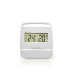 Nedis WEST100WT - Digitální teploměr | Vnitřní | Vnitřní teplota | Vnitřní vlhkost | Bílá