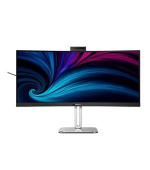 Philips LCD 34B2U6603CH 34" zakřivený VA/3440x1440@120Hz/4ms/500cd/2xHDMI/DP/6xUSB/USB-C dock/RJ45/Webcam/Repro/HAS/VESA
