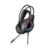 VARR GAMING RGB HEADPHONES 40MM WITH MIC USB 7.1 FOR PC & PS5 BLACK