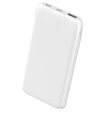 PLATINET POWER BANK 10000 MAH 3,7V 37Wh 10W 2xUSB-C 1xUSB-A WHITE