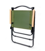 PLATINET KEPMINGOVÁ ŽIDLE 75X47X39 CM ZELENÁ