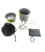 PLATINET KEMPINGOVÝ PLYNOVÝ VAŘIČ + PŘÍSLUŠENSTVÍ NA VAŘENÍ - HRNEC, PÁNEV, PŘÍBORY