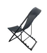 PLATINET KEMPINGOVÉ LEHÁTKO 52*77*90 cm ČERNÁ