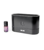 PLATINET FLAME AROMA DIFUZÉR 180ML 4,5W BLACK + 10 ML LEVANDULOVÝ ESENCIÁLNÍ OLEJ