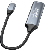 PremiumCord HDMI capture/grabber pro záznam Video/Audio signálu do počítače s konektorem USB3.0 typ C