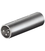 PremiumCord XLR mikrofonní spojka, XLR samec - samec