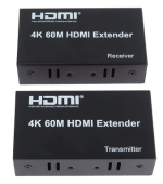 PremiumCord 4Kx2K@60Hz HDMI2.0 extender na 60m přes jeden kabel Cat5e/Cat6/Cat7
