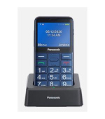Panasonic KX-TU155EXCN mobilní telefon pro seniory -barevný displej 2,3", fotoaparát, microSD/microSDHC, USB, modrý