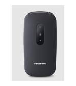 Panasonic KX-TU446EXB mobilní telefon pro seniory -  barevný displej 2,4", véčko, černý