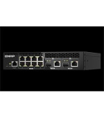 QNAP řízený switch QSW-M3212R-8S4T (4x 10GbE porty + 8x 10G SFP+ porty, poloviční šířka)