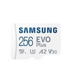 Samsung EVO Plus/micro SDXC/256GB/160MBps/UHS-I U3 / Class 10/+ Adaptér