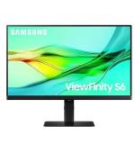 Samsung MT LED LCD monitor ViewFinity S6 (S60UD) 24",IPS,2560×1440,5ms,350cd/m2,HDMI,DP,3xUSB,USB-C,RJ45,Pivot,Tilt