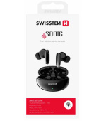 SWISSTEN BLUETOOTH TWS SLUCHÁTKA SONIC ČERNÁ