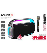 SWISSTEN BLUETOOTH REPRODUKTOR HARMONY 200W ČERNÝ