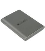 Transcend ESD360C 1TB, USB 20Gbps Type C, Externí SSD disk (3D NAND flash), kompaktní rozměry, šedý