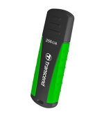 Transcend 256GB JetFlash 810 USB 3.1 (Gen 1) flash disk, černo/zelený, odolá nárazu, tlaku, prachu i vodě