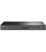 TP-Link ER8411 Omada VPN Router s porty 10G ((2× 10GE SFP+, 1× 1GE SFP, 8× 1GE, 1× RJ45 Console Ports,  2× USB Ports (Co