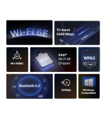 MERCUSYS MA86XE - PCI Express Adaptér AXE5400, Bezdrátový WiFi 6E