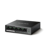 MERCUSYS MS105GP - 5portový gigabitový stolní switch s 4 porty PoE+, 5× 10/100/1000 Mb/s porty RJ45
