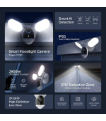 TP-Link Tapo C720 - Venkovní smart kamera s reflektory, WiFi, 4MP ( 2560 x 1440 px ) 153°, ONVIF Starlight (Color Night Vision)