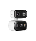 TP-Link Tapo C246D - Bezpečnostní kamera s dvojitým objektivem pro vnitřní/venkovní použití, otáčení/naklápění