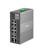 TP-Link IES210GPP Omada 10portový gigabitový průmyslový Easy Managed switch se 6 porty PoE+ a 2 porty PoE++