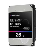 WD Ultrastar HDD 26TB DC HC590 3.5in 26.1 512 7200RPM SAS ULTRA 512E SE P3 (WUH722626AL5204)