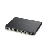 Zyxel XGS1935-52HP, 52 Port Lite-L3 Smart Managed PoE Switch, 48x Gigabit PoE and 4x 10G SFP+, hybrid mode, standalone o