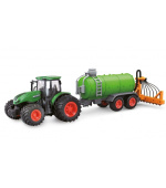 Amewi RC Traktor 2,4 Ghz s funkční cisternou, světla, zvuk 1:24