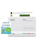 EVOLVEO Sonix - bezdrátový GSM alarm (4ks dálk. ovlád.,PIR čidlo pohybu,čidlo na dveře/okno,externí repro,Android/iPhone) + SIM