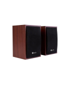 C-TECH reproduktory SPK-09, 2.0, dřevěné, USB napájení, 4W, 3,5mm jack