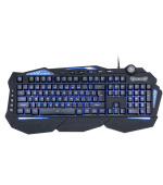 C-TECH herní klávesnice Scorpia V2 (GKB-119), pro gaming, CZ/SK, 7 barev podsvícení, programovatelná, černá, USB