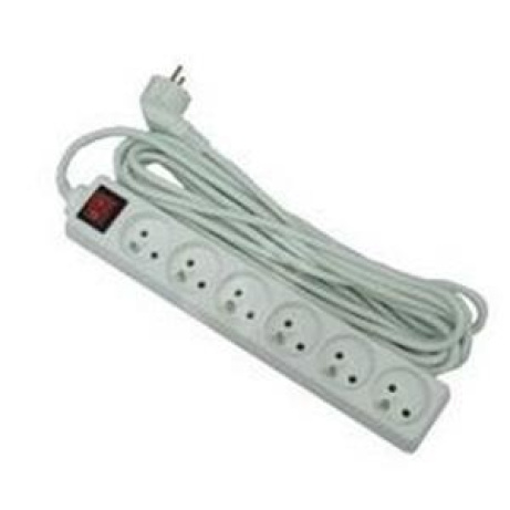 PremiumCord prodlužovací přívod 230V, 10m, 6zásuvek+vypínač