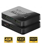 PremiumCord HDMI splitter 1-2 porty, s napájením z USB, 4K, FULL HD, 3D