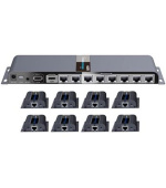 PremiumCord HDMI 1-8 splitter+extender po CAT6/6a/7, FULL HD, 3D