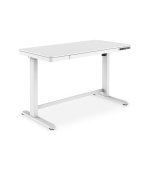 DIGITUS elektrický výškově nastavitelný stůl s USB nabíječkou a zásuvkou 120x60 cm