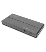 DIGITUS Přepínač 4K HDMI, 4x1 4K/60Hz, 18 Gb/s, HDR, HDCP 2.2, CEC