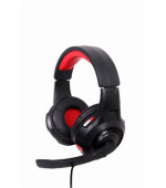 Gembird Sluchátka s mik GHS-U-5.1-01, gaming, 5.1 surround, černo-červená, USB