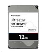 WD Ultrastar® HDD 12TB (HUH721212ALE604) DC HC520 3.5in 26.1MM 256MB 7200RPM SATA 512E SE (GOLD WD121KRYZ)