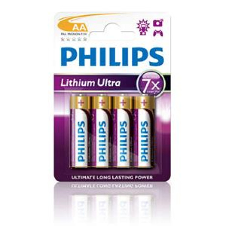 Philips baterie AA Ultra lithium - 4ks