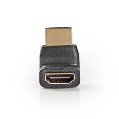 Nedis CVGB34902BK - HDMI™ Adaptér Úhlový 270° | HDMI Konektor - HDMI Zásuvka | Černá barva