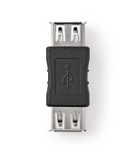Nedis CCGB60900BK - USB 2.0 Adaptér | A Zásuvka - A Zásuvka | Černá barva