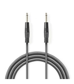 Nedis COTH23050GY30 - Monofonní Kabel k Reproduktoru | 6,35mm Zástrčka – 6,35mm Zástrčka | 3 m | Šedá barva