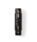 Nedis COTP15920BK - XLR Spojka | XLR 3pinová Zásuvka – XLR 3pinová Zásuvka | Černá barva